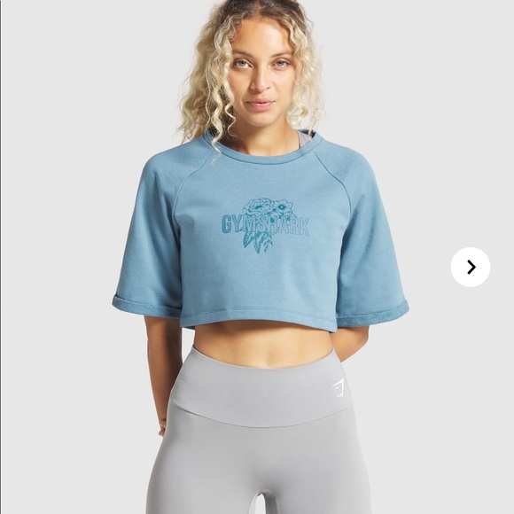 Gymshark Tops - Gymshark Floral Crop Top